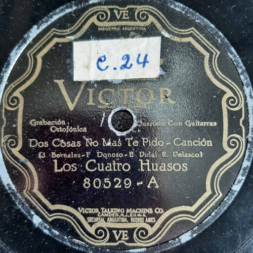 Pasta Los Cuatro Huasos Victor C446