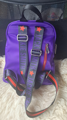 Mochila Jackie Smith Dear Violetta. Violeta Oscuro Liso (Usado)