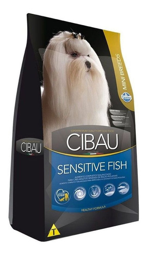 Ração Para Cães Adulto Raça Mini Sensitive Fish 10,1kg Cibau