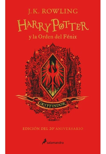 Harry Potter Y La Orden Del Fenix (td)(20 Aniv.gryffindor)