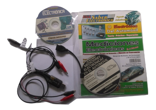 Osciloscopio Automotriz Usb 1 Canal - 2 Puntas X100 Y X1000