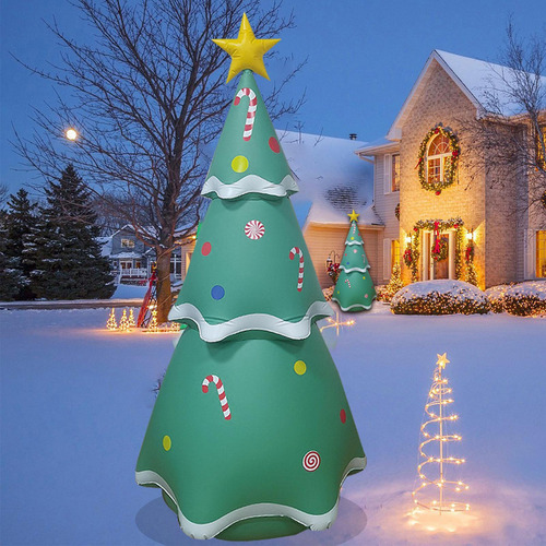 Rbol De Navidad Inflable, Regalo, Decoración Navideña Para