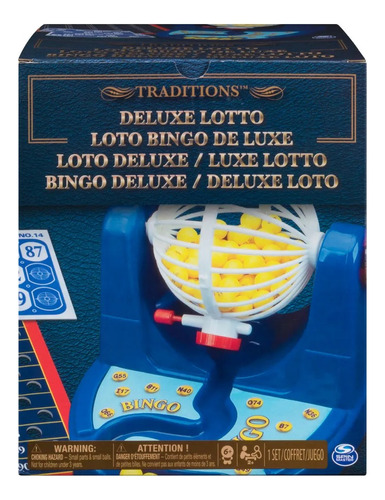 Juego De Mesa Bingo Con Ruleta 90 Bolillas Spin Master