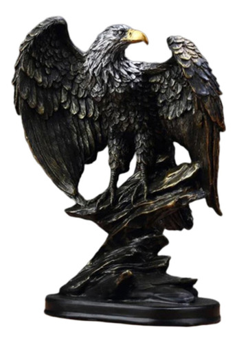 N Arte Moderno Águila Con Alas Escultura Extendida Adorno