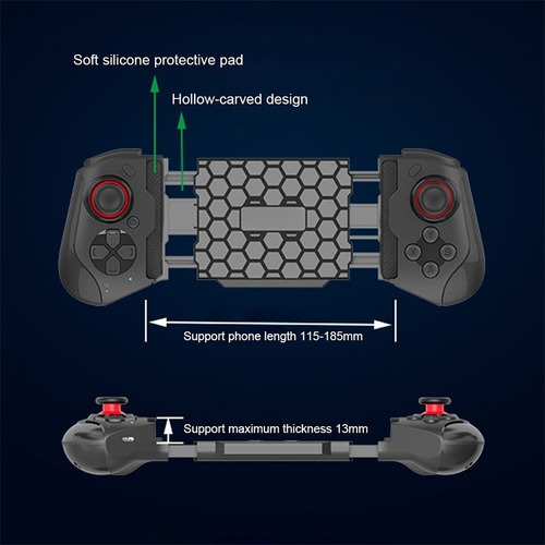Savefree Gamepad Mocute 060 Bluetooth Dual Joystick Android Negro