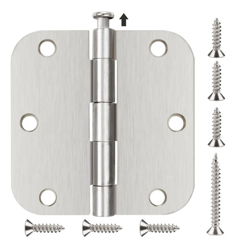 Bisagra De Puerta, Paquete De 3 1/2, 18 Bisagras De Puerta R