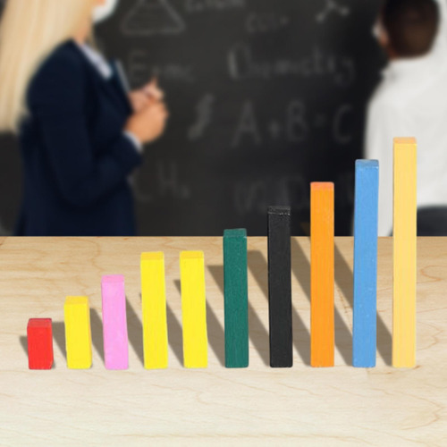 4 Juego De Varillas Matemáticas De Madera Para Que 4 Piezas