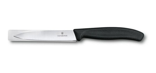 Imagen 2 de 4 de Cuchillo De Verduras Puntiagudo Mango Nylon Negro Victorinox