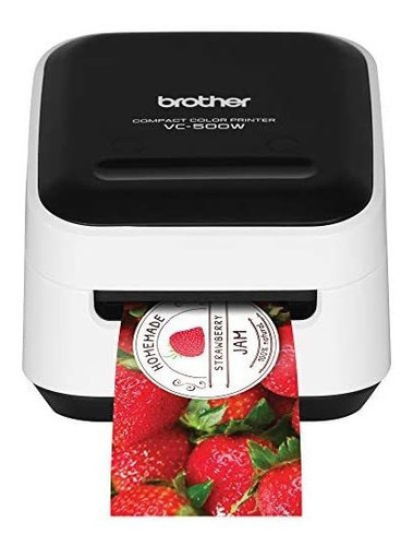 Impresora De Etiquetas Brother Vc-500w Versátil Y Compacto