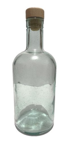 Botella De Vidrio Mezcalera Artesanal 750ml  C/corcho 18 Pza