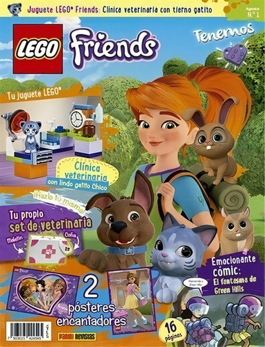 Revista Lego Friends 01 - Autores, De Autores. Editorial Panini Coleccionable Argentina En Español