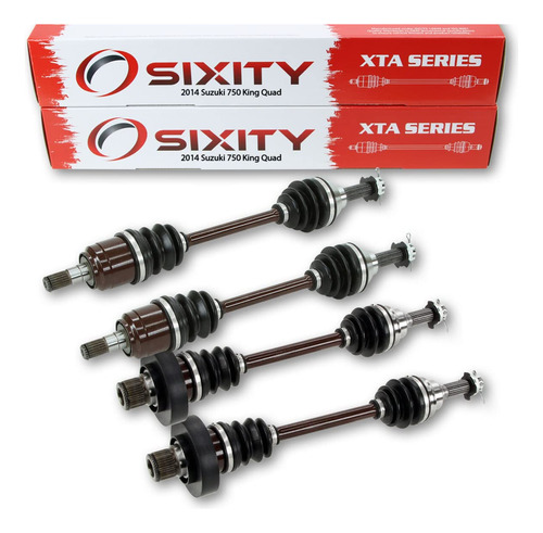 Sixity 2  suzuki 750 king Quad 4 x 4 eje Delantero Trasero P