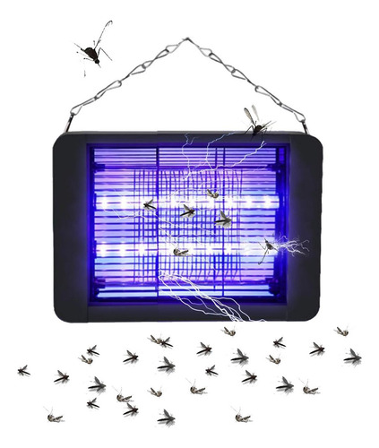 Lampara Mata Luz Led Azul, Mxwlq-003, 3pzas, 4w, 220v, 10-35 Color Metálico