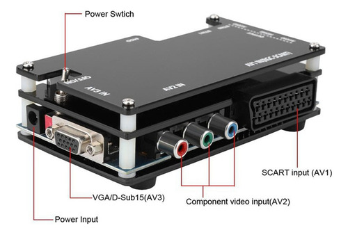 . Convertidor De Video Ossc A Sfc Md Ss Ps Ps2 Xbox Wii Retr