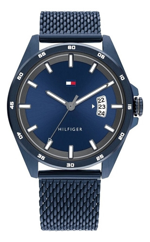 Reloj Tommy Hilfiger Carter 1791911 Malla Azul Acero Hombre