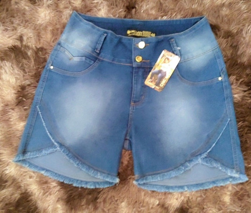 bermuda jeans feminina 48