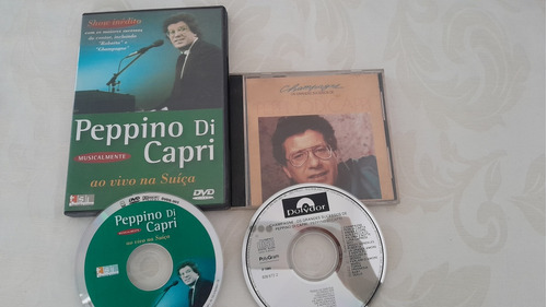 Dvd+cd Peppino Di Capri Ao Vivo Suíça Champagne Sucessos N48