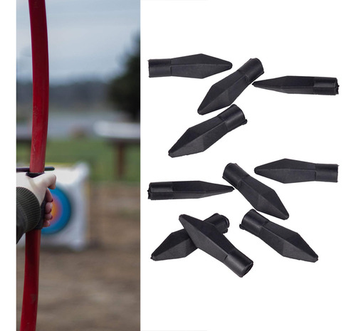 3 X 10 Piezas De Puntas De Flecha De Tiro Con Arco De Goma