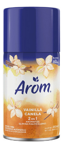 Arom Aromatizante Repuesto Vainilla Canela 250cm3
