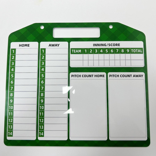 Demostración Del Plano Del Tablero De Alineación De Béisbol