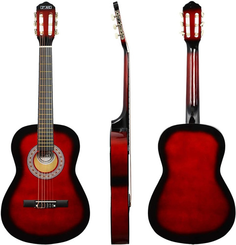 Imagen 1 de 3 de Guitarra Clásica Criolla Española Madera + Funda Regalo -mli