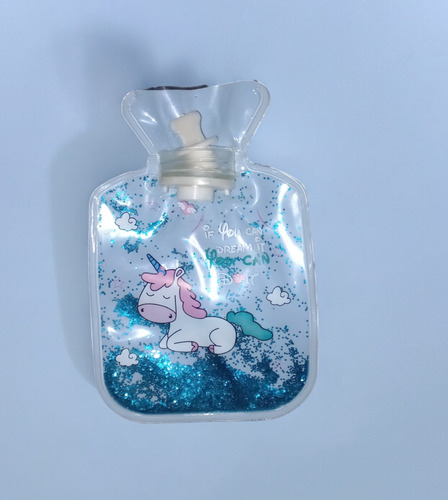 Mini Bolsa De Agua Caliente Detalles Glitter 400ml Setx2 Lv