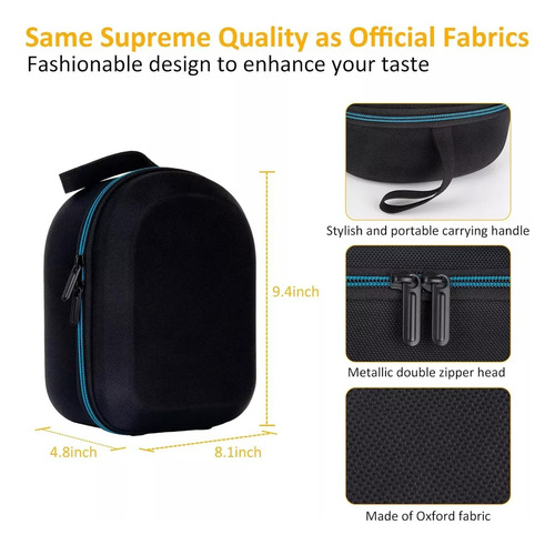 Funda Estuche Case Negro Para Meta Quest 3s Quest 3