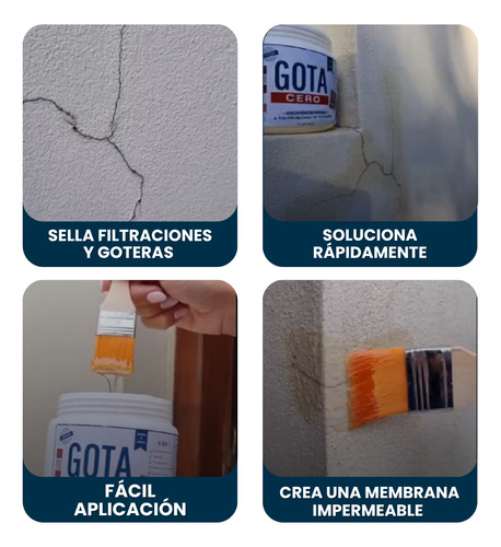 Gota Cero Impermeabilizante Sella Lluvia Agua 2x1 - 500 Ml