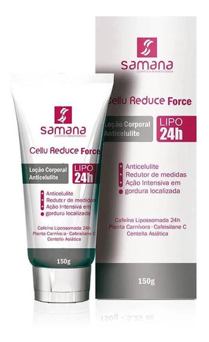 Samana Cellu Reduce Force Lipo 24h Loção Corporal 150g