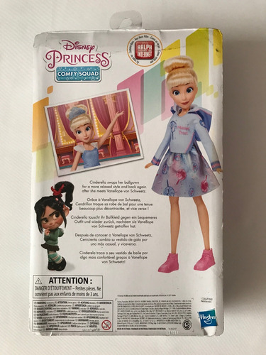 Cenicienta Estilos Casual Y Clasico Comfy Squad Disney Princ (Usado)