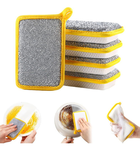 5 Paños De Trapos Limpieza Alambre Multiusos Reutilizables