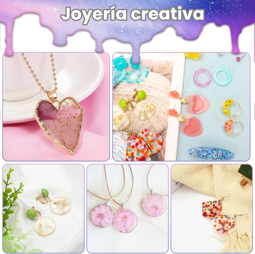 Kit De Resinas Uv Con Lámpara Para Hacer Joyas Diy Moldes Para Resina Moldes De Silicona Para Resina Kit De Manualidades