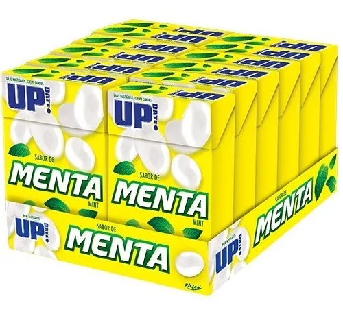 comprar Bala Mastigável Up Date Riclan Menta - 24 Unids De 25g
