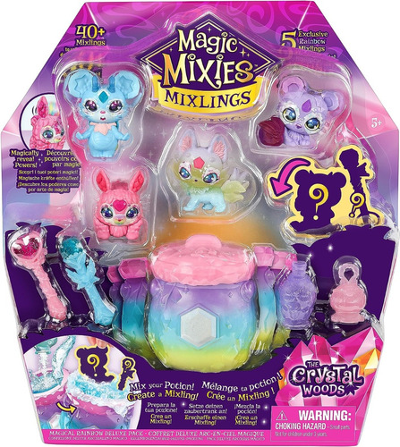 Magic Mixies Caldero Magico Pack X5 Figuras Mixlings Premium