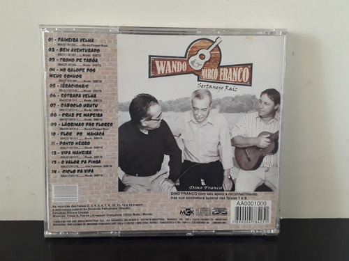 Cd Wando E Marco Franco - Caboclo Urutu (raro) Versão Capa Acrilica (Usado)