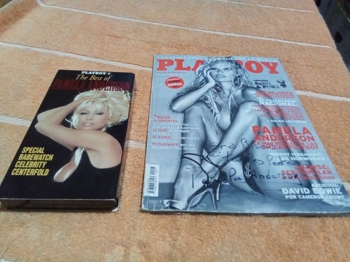 Revista Play Boy Pamela Anderson Autografiada X Pamela ± Vhs