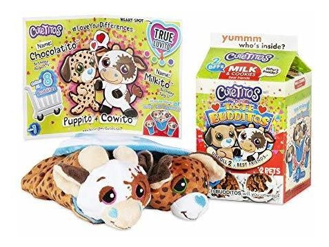 Peluches Basic Fun Cutetitos Taste Budditos Milk & Cookies -