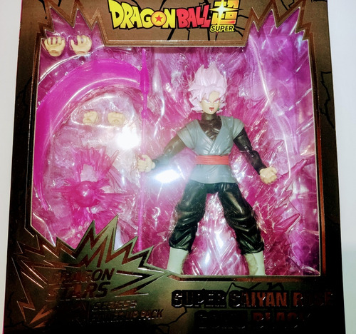 Goku Black Dragón Stars Con Efectos De Poderes Nuevo Sellado