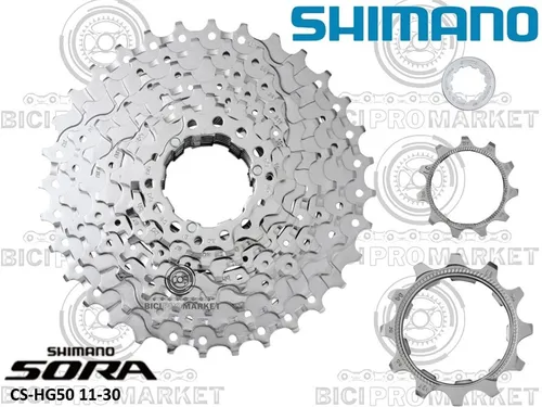 Pacha Cassette Shimano Sora Hg50 9 Veloci 11 30 Bicicleta Env o