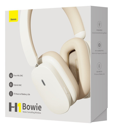 Baseus Audifonos Auriculares Bowie H1 Cancelacion De Ruido