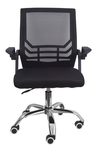 Cadeira de escritório Best Chair Secretária BC-121 ergonômica  preta com estofado de mesh