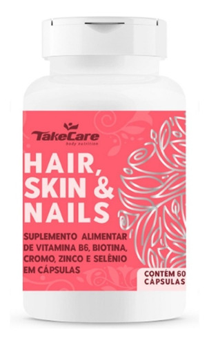Hair Skin Nails Femme 60 Cáps Unha, Pele E Cabelo 1000mg