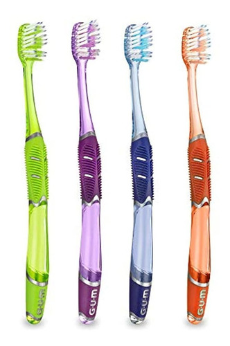 Cepillo De Dientes Suave Compacto 12 Unidades Varios Colores