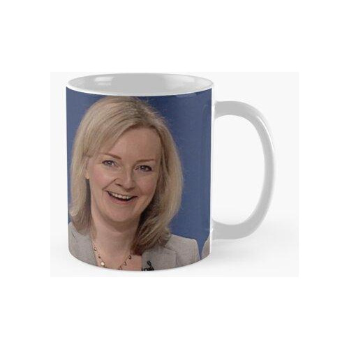 Taza Sonrisa De Liz Truss Calidad Premium