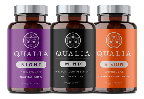 Qualia Mid Nootropic Paquete Para El Cerebro Y Concentración