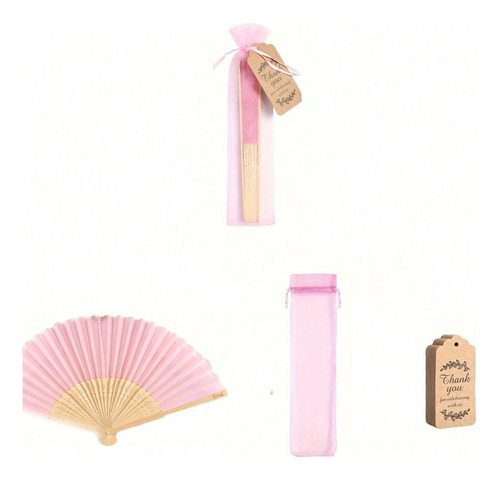 Abanico De Papel Plegable Elegant Living, Regalo Ideal