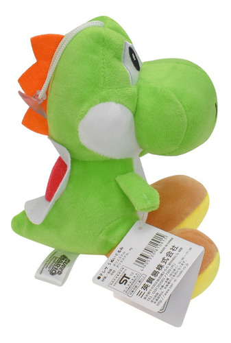 Peluche Amarillo De Yoshi, De Peluche, Coleccionable, 15 Cm