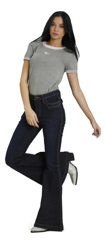 Pantalón Jeans Trumpet Flare Wrangler Mujer 866