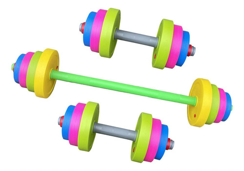 3 Pcs Niños Dumbbells Conjunto De Equipos De Entrenamiento