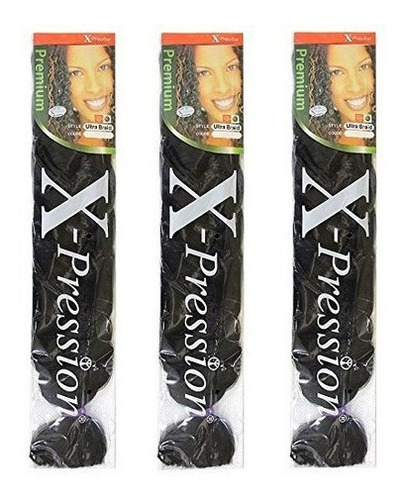 X-pression Premium Original Ultra Braid. - Color 4 (paquete